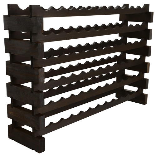 72 Bottle Wood Wine Rack